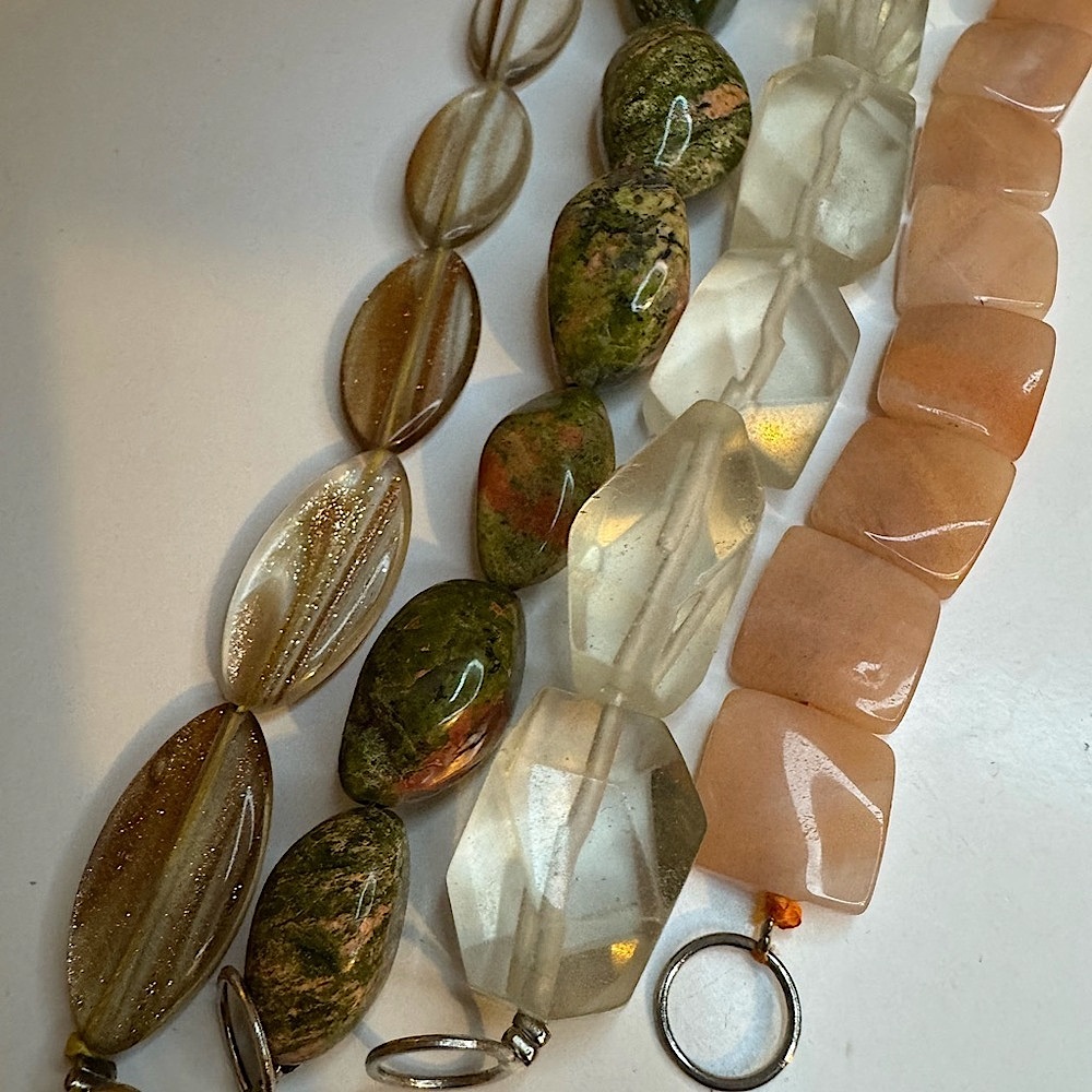 Assorted Beaded Jewelry Supplies